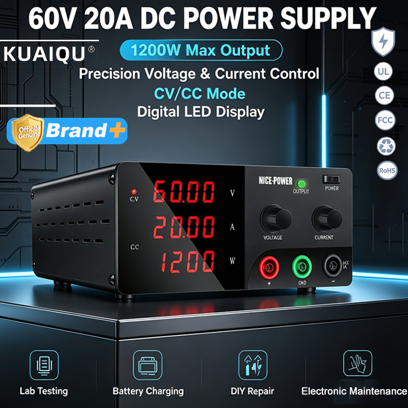 High Power 60V 20A Bench Power Supply - NICE-POWER 60V 20A 고출력 벤치 전원