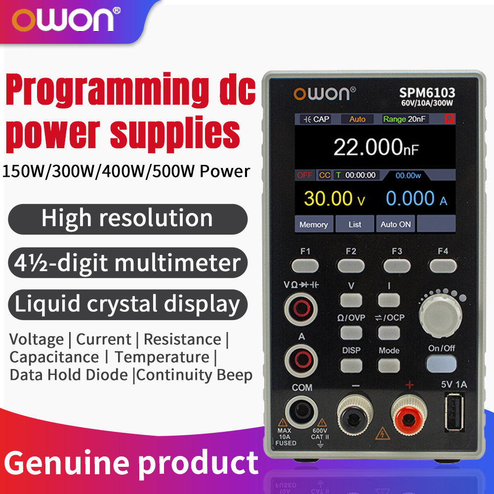 OWON SPM6103 프로그래밍 가능 DC 전원 공급 - Programmable Dc Power Supply 60V 10A 리뷰 및 가격