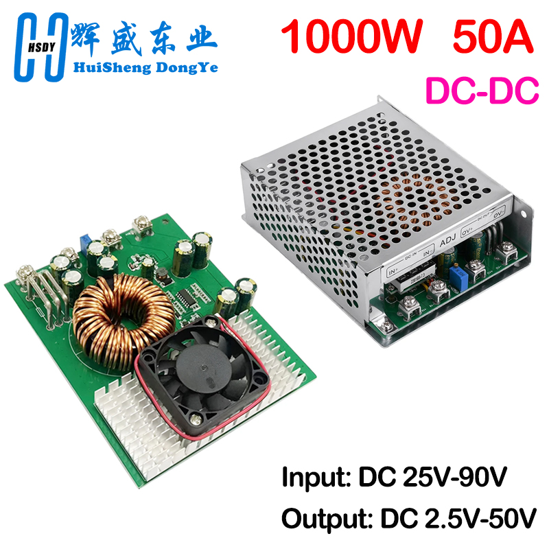 1000W 50A 스텝 다운 모듈 DC 25V-90V  - Step Down Dc Power Supply Module 1000W 리뷰 및 가격